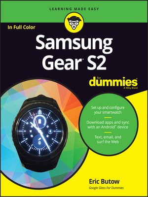 cover image of Samsung Galaxy Gear S2 for Dummies